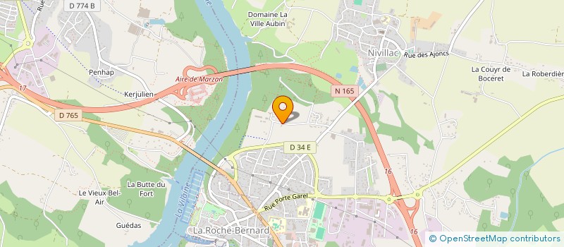 localisation de l'entreprise MONSIEUR MICHEL CLAUDIC  NIVILLAC