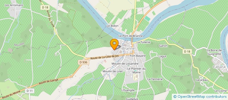 localisation de l'entreprise MONSIEUR MICHEL CLAUZURE FIETTE à GENISSAC