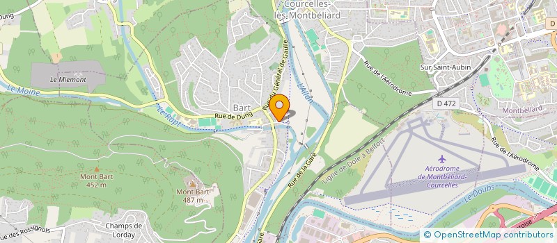 localisation de l'entreprise MONSIEUR MICHEL CLAVEL  BART