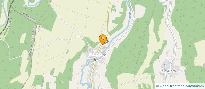 localisation de l'entreprise MONSIEUR MICHEL CLEBAR  POMPIERRE