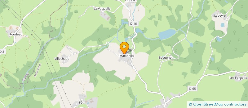 localisation de l'entreprise MONSIEUR MICHEL CLEDIERE à PIONNAT