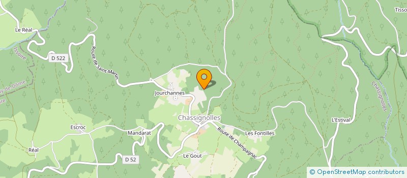 localisation de l'entreprise MONSIEUR MICHEL CLEMENSAT  CHASSIGNOLLES