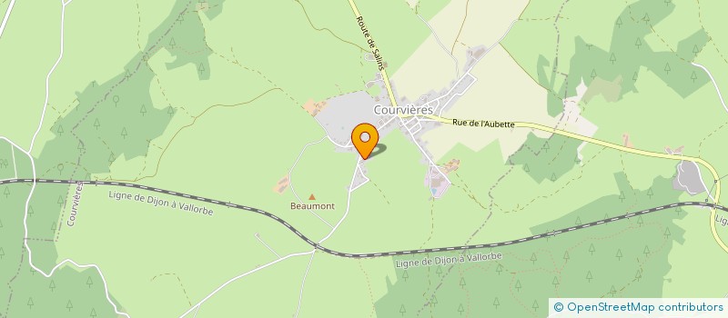 localisation de l'entreprise MONSIEUR MICHEL CLEMENT  COURVIERES