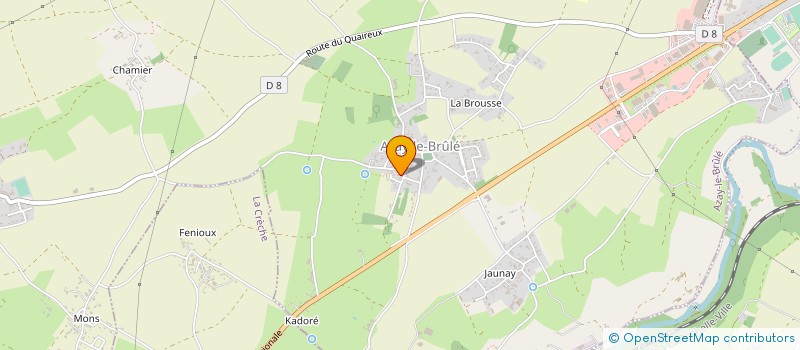 localisation de l'entreprise MONSIEUR MICHEL CLEMENT  AZAY-LE-BRULE