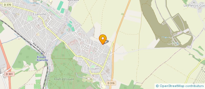 localisation de l'entreprise MONSIEUR MICHEL CLEMENT  ECOUEN