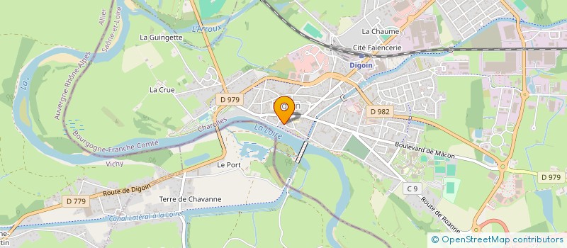 localisation de l'entreprise MONSIEUR MICHEL CLERC à DIGOIN
