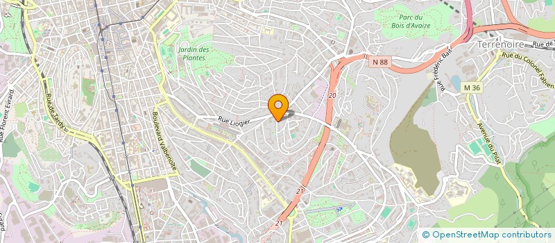 localisation de l'entreprise MONSIEUR MICHEL CLOT  SAINT-ETIENNE