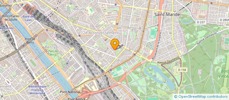 localisation de l'entreprise MONSIEUR MICHEL COCATRIX  PARIS