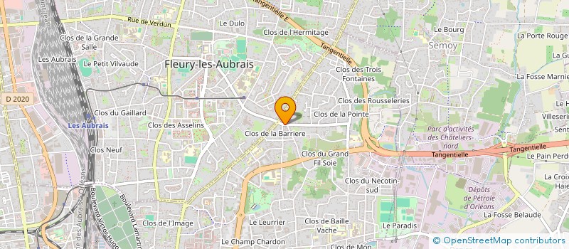 localisation de l'entreprise MONSIEUR MICHEL COCHARD à ORLEANS