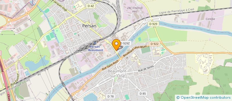 localisation de l'entreprise MONSIEUR MICHEL COCHET  PERSAN