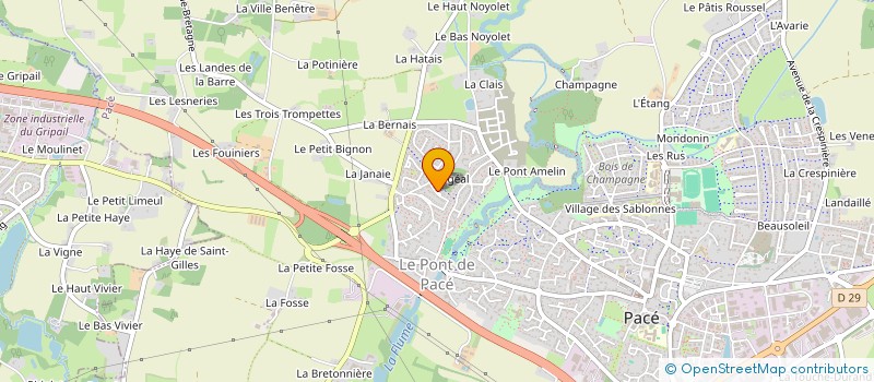 localisation de l'entreprise MONSIEUR MICHEL CODET à PACE