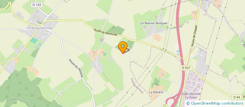 localisation de l'entreprise MONSIEUR MICHEL COFFARD  FRESQUIENNES