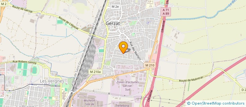 localisation de l'entreprise MONSIEUR MICHEL COHADE à SAINT-BEAUZIRE