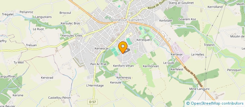 localisation de l'entreprise MONSIEUR MICHEL COIC  PLONEOUR-LANVERN