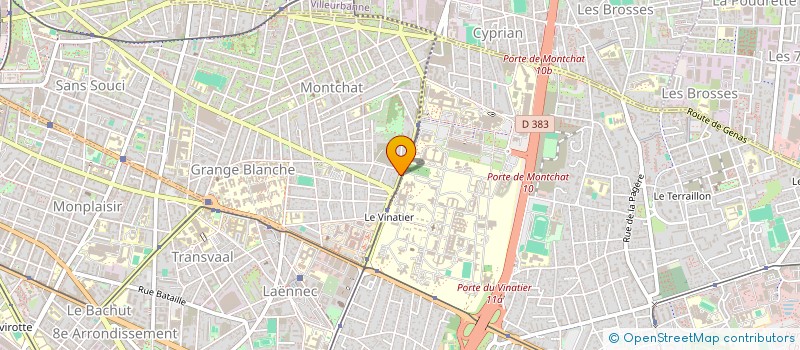 localisation de l'entreprise MONSIEUR MICHEL COINTET  LYON