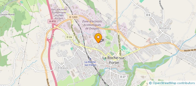 localisation de l'entreprise MONSIEUR MICHEL COINTY  LA ROCHE-SUR-FORON