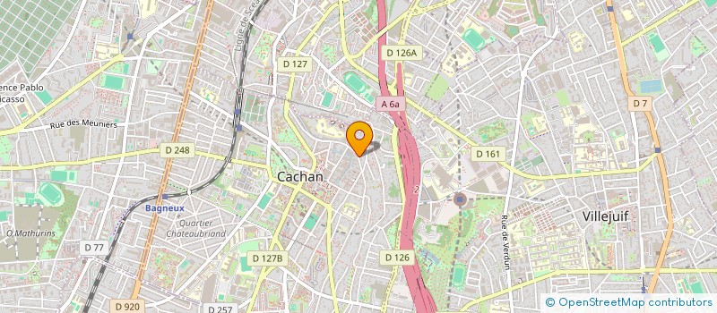 localisation de l'entreprise MONSIEUR MICHEL COLANGELO  CACHAN