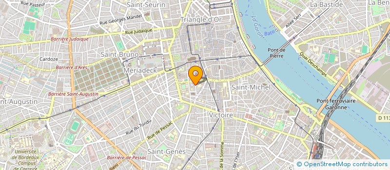 localisation de l'entreprise MONSIEUR MICHEL COLCOMBET  BORDEAUX