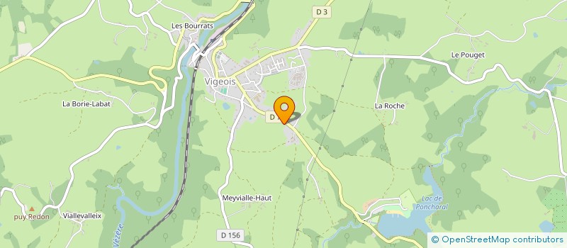 localisation de l'entreprise MONSIEUR MICHEL COLDITZ  PERPEZAC-LE-NOIR