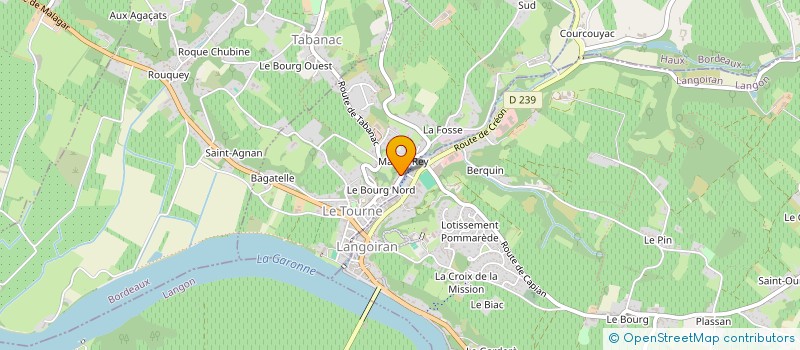 localisation de l'entreprise MONSIEUR MICHEL COLES  LE TOURNE