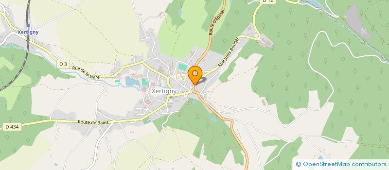 localisation de l'entreprise MONSIEUR MICHEL COLIN à XERTIGNY