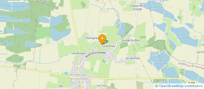 localisation de l'entreprise MONSIEUR MICHEL COLIN  AMBERIEUX-EN-DOMBES