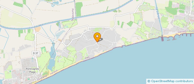 localisation de l'entreprise MONSIEUR MICHEL COLIN  VIAS