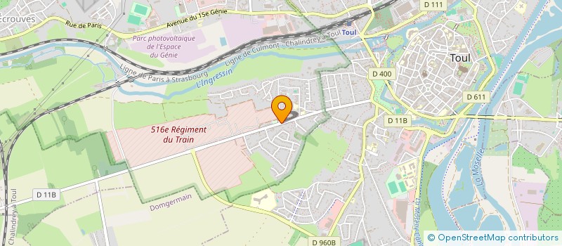 localisation de l'entreprise MONSIEUR MICHEL COLLADO MATEOS  ECROUVES