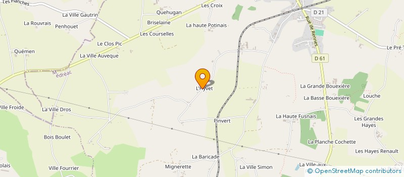 localisation de l'entreprise MONSIEUR MICHEL COLLET  MEDREAC