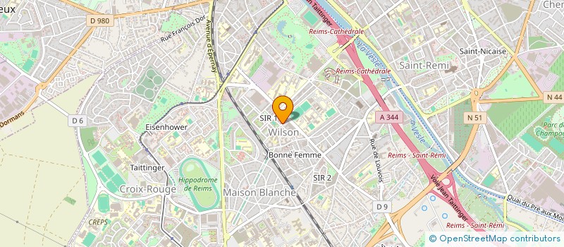 localisation de l'entreprise MONSIEUR MICHEL COLLET  REIMS