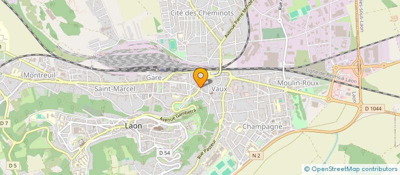 localisation de l'entreprise MONSIEUR MICHEL COLLET à LAON