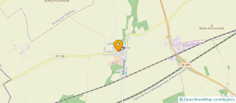 localisation de l'entreprise MONSIEUR MICHEL COLLETTE  ORSONVILLE