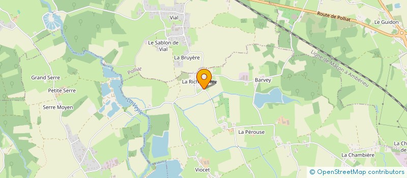 localisation de l'entreprise MONSIEUR MICHEL COLLIARD-PIRAUD  SAINT-DENIS-LES-BOURG