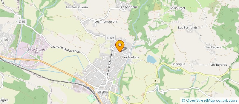 localisation de l'entreprise MONSIEUR MICHEL COLLIER à LA BATIE-NEUVE