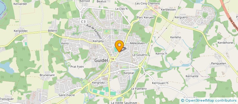 localisation de l'entreprise MONSIEUR MICHEL COLLIN à GUIDEL