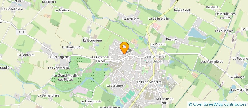 localisation de l'entreprise MONSIEUR MICHEL COLLOBER à SAINT-MARS-DU-DESERT