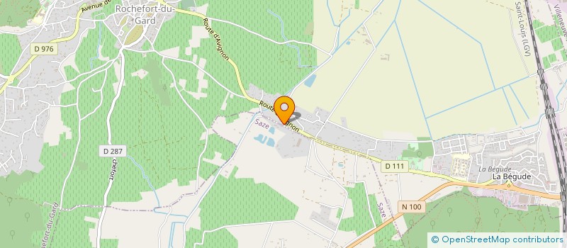 localisation de l'entreprise MONSIEUR MICHEL COLLOMB  ROCHEFORT-DU-GARD