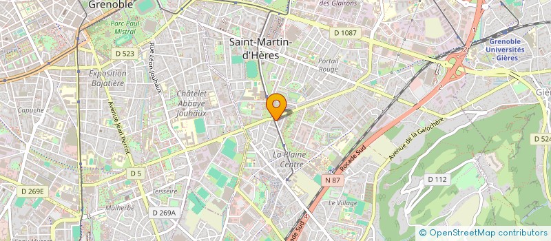 localisation de l'entreprise MONSIEUR MICHEL COLLOMB-MURET  SAINT-MARTIN-D'HERES