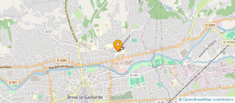 localisation de l'entreprise MONSIEUR MICHEL COMAS-MORALES  BRIVE-LA-GAILLARDE