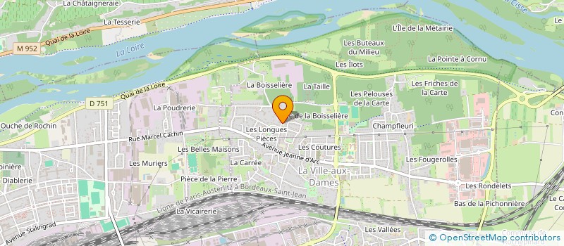 localisation de l'entreprise MONSIEUR MICHEL COMBARET  LA VILLE-AUX-DAMES