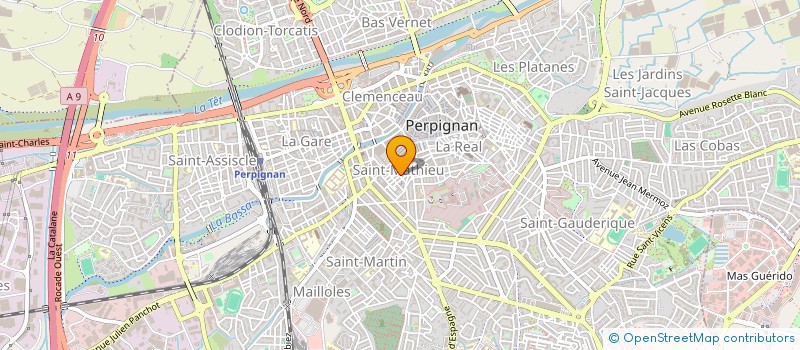 localisation de l'entreprise MONSIEUR MICHEL COMBES à PERPIGNAN