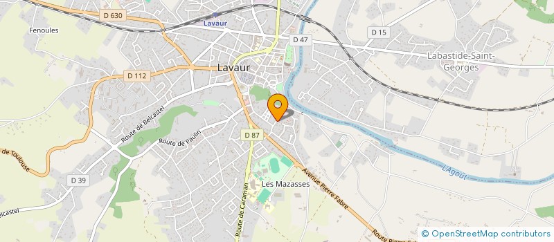 localisation de l'entreprise MONSIEUR MICHEL COMBET  CABANES