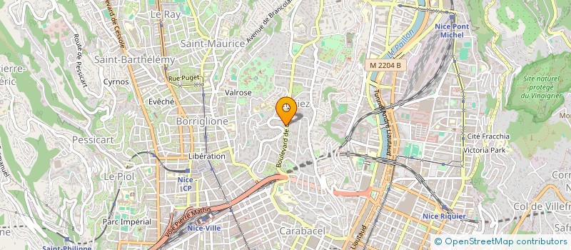 localisation de l'entreprise MONSIEUR MICHEL COMBOUL à NICE