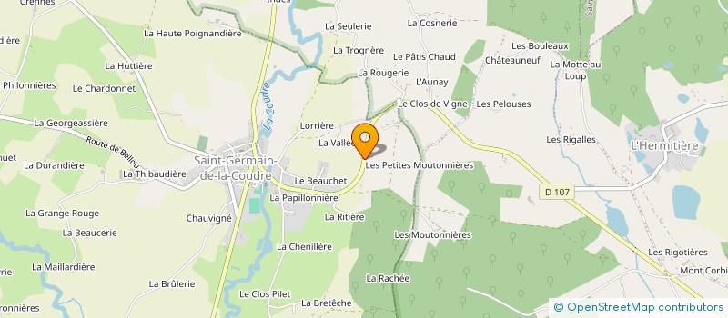 localisation de l'entreprise MONSIEUR MICHEL COMMELEIN à BELLOU-LE-TRICHARD