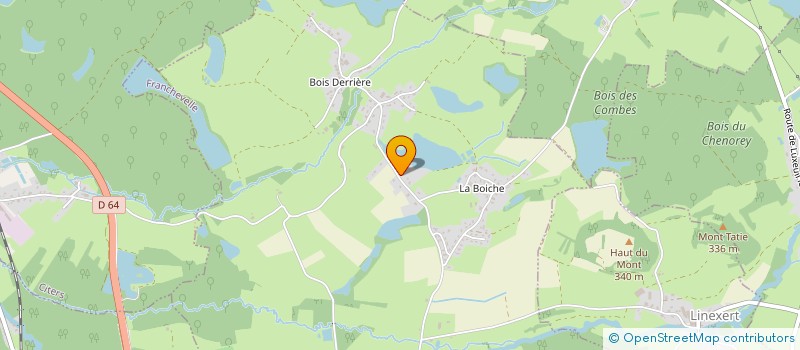 localisation de l'entreprise MONSIEUR MICHEL COMON  FRANCHEVELLE