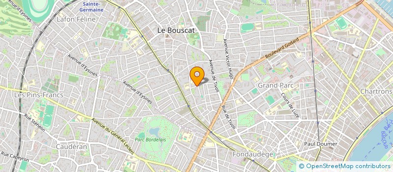 localisation de l'entreprise MONSIEUR MICHEL COMPAGNON à LE BOUSCAT