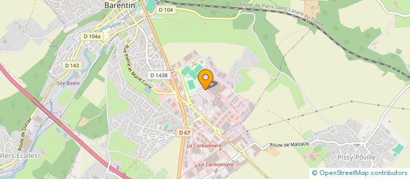 localisation de l'entreprise MONSIEUR MICHEL COMPAGNON  BARENTIN