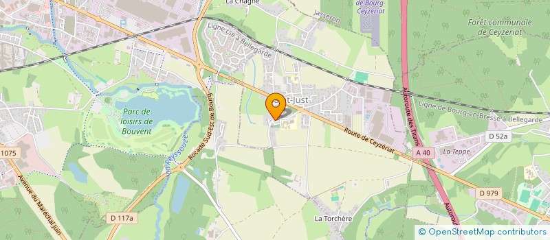 localisation de l'entreprise MONSIEUR MICHEL COMTET  SAINT-JUST