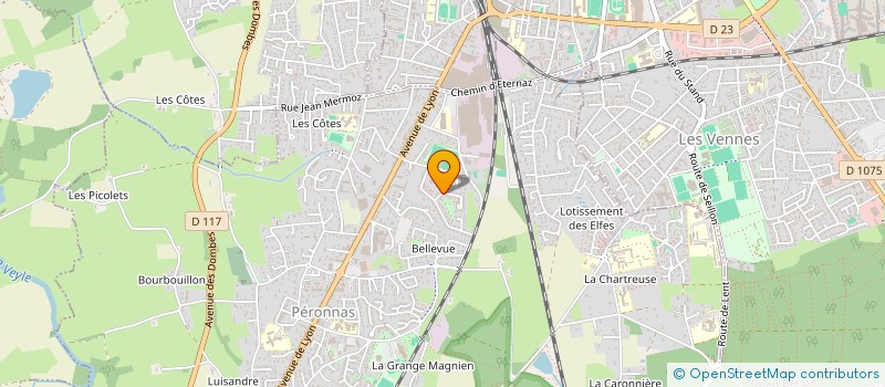 localisation de l'entreprise MONSIEUR MICHEL COMTET à PERONNAS