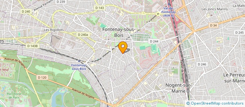 localisation de l'entreprise MONSIEUR MICHEL CONCHE à FONTENAY-SOUS-BOIS